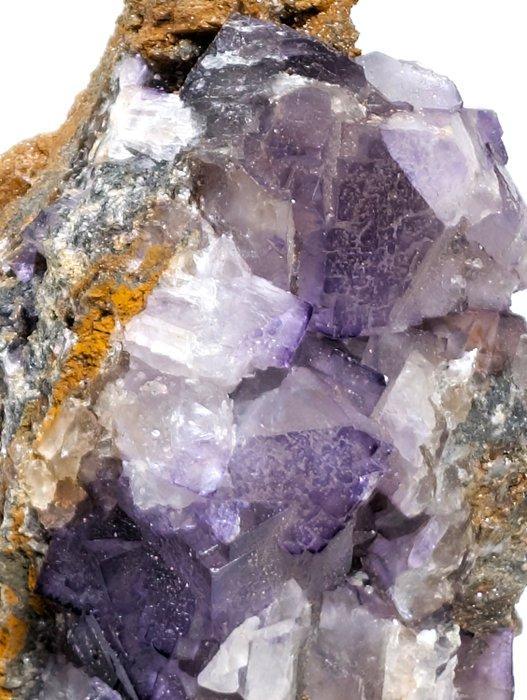 paarse fluorietcluster , geweldig exemplaar ,van, Verzamelen, Mineralen en Fossielen