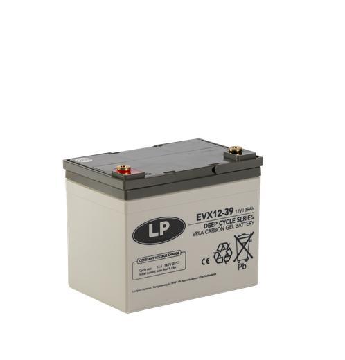Landport (LP) EVX12039 Deep Cycle 12 v 39 ah AGM / GEL /, Auto-onderdelen, Accu's en Toebehoren, Nieuw, Ophalen of Verzenden