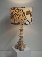 Ceramic table lamp/shadow Fornasetti fabric - Tafellamp - .