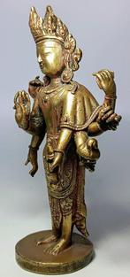 Bellissima statua Vishnu - Brons, Messing - Azië (Zonder