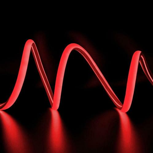 Neon LED Flex – Rood  - 5 of 25 meter, Tuin en Terras, Buitenverlichting, Led, 50 tot 250 watt, Nieuw, Kunststof, Overige typen