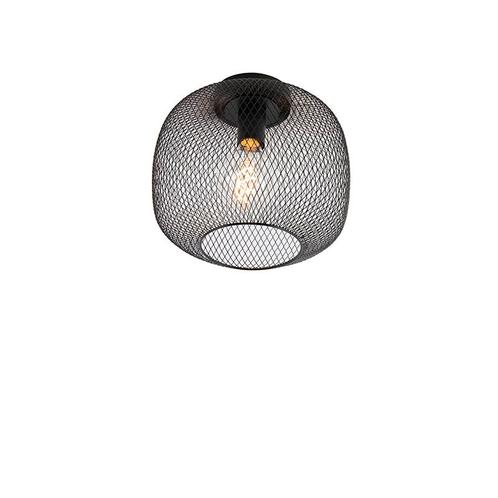 Moderne zwarte plafondlamp - Bliss Mesh, Huis en Inrichting, Lampen | Plafondlampen, Nieuw, Overige materialen