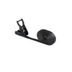 Eindloze Spanband 25 mm 1,5 ton 9M Zwart met Zwarte Hardware, Auto diversen, Aanhangwagen-onderdelen, Verzenden, Nieuw