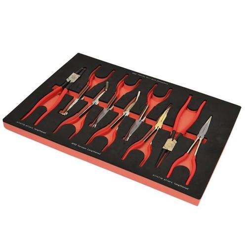 Extra lange tangen, set 9 stuks – lange tang – punttang –, Doe-het-zelf en Verbouw, Gereedschapskisten, Ophalen of Verzenden