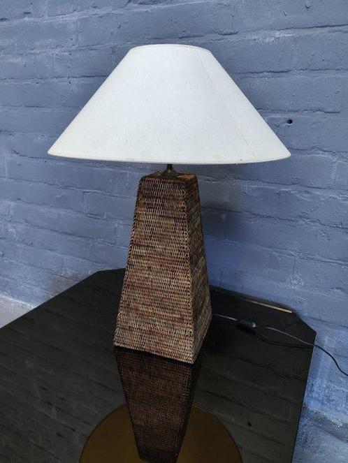 Tafellamp - Grote manden lamp - Hout, Antiek en Kunst, Kunst | Designobjecten
