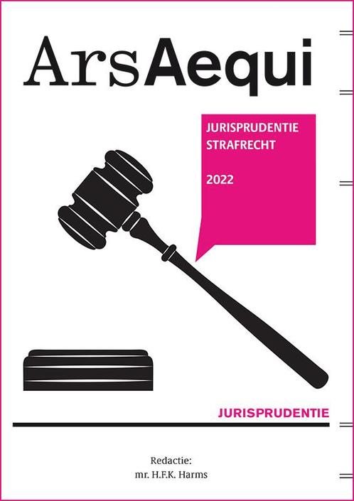 Jurisprudentie Strafrecht 2022 9, 9789493199545, Boeken, Studieboeken en Cursussen, Zo goed als nieuw, Verzenden