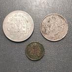 Azië. Lote de 3 monedas plata (Zonder minimumprijs)