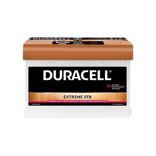 Duracell EFB accu 12 volt 75 ah BDE 75H, Auto-onderdelen, Accu's en Toebehoren, Nieuw, Ophalen of Verzenden