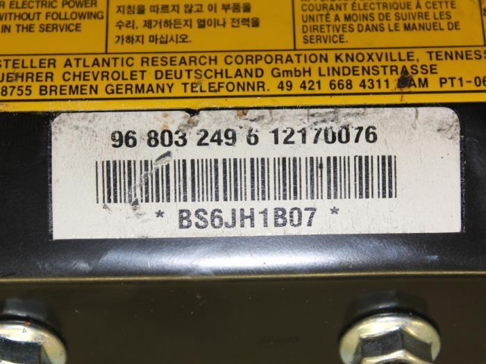 Airbag rechts (Dashboard) Chevrolet Kalos O103776, Auto-onderdelen, Interieur en Bekleding, Ophalen of Verzenden