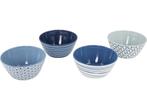 Bo-Camp - Servies - Mix & Match- 16 Stuks - Blauw, Verzenden, Zo goed als nieuw