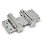 Bommer scharnier dubbelwerkend 50 mm zilvergrijs, Verzenden, Nieuw