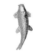 Zilveren Koi Karper groot ketting hanger, Verzenden, Nieuw