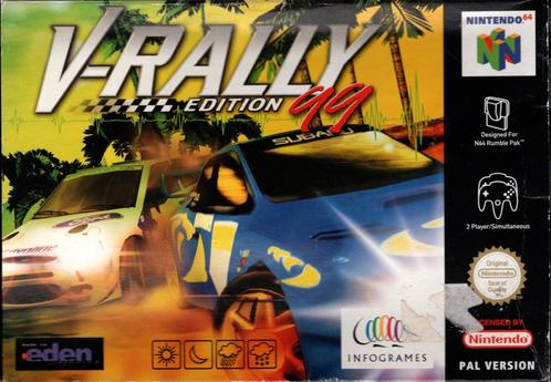 N64 V-Rally 99 (In doos), Spelcomputers en Games, Games | Nintendo 64, Zo goed als nieuw, Verzenden