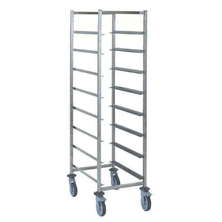 Korvenwagen met 8 etages RVS | 60 x 60 cm HorecaTraders, Zakelijke goederen, Horeca | Meubilair en Inrichting, Verzenden