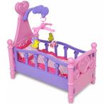 Poppenbed voor kinderen kinderkamer roze + paars (Speelgoed), Kinderen en Baby's, Speelgoed | Buiten | Actiespeelgoed, Nieuw, Verzenden