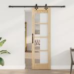 vidaXL Schuifdeur met Hardware Set ORKDALvan Massief Hout, Verzenden, Nieuw