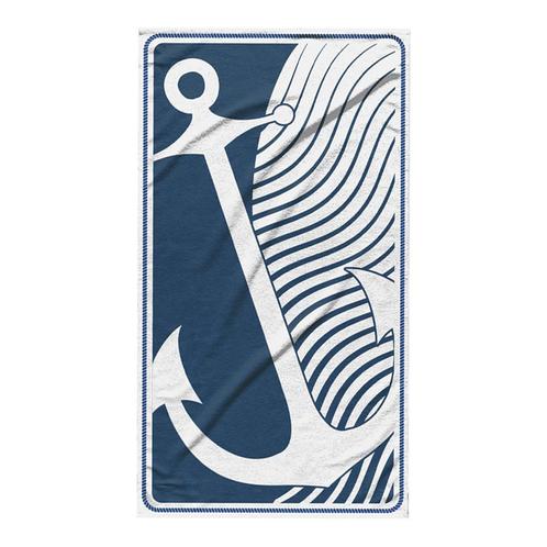 Strandlaken Anchor 100x180 cm, Huis en Inrichting, Badkamer | Badtextiel en Accessoires, Nieuw, Verzenden