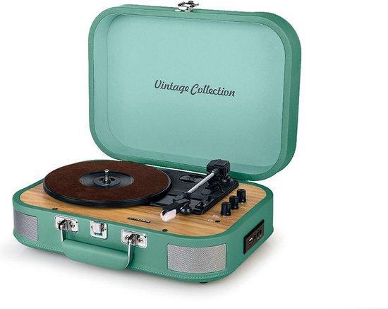 Platenspeler LP speler met koffer en Bluetooth Muse MT-201WG, Audio, Tv en Foto, Mediaspelers, Nieuw, Verzenden