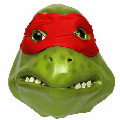 Ninja Turtle masker (rood) Raphael, Kleding | Dames, Carnavalskleding en Feestkleding, Nieuw, Verzenden