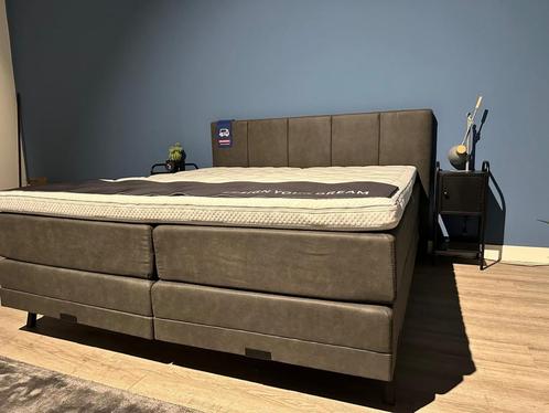 Boxspringset V1600 elektrisch verstelbaar -kompleet incl, Huis en Inrichting, Slaapkamer | Boxsprings, Wit, Nieuw, Verzenden