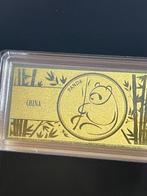 China. Gold bar 2022 Panda 1/200 Oz.999 (Zonder