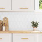 vidaXL Decoratieve Stickers 20 pcs Wit 30 x 30 x 0,8 cm, Verzenden, Nieuw