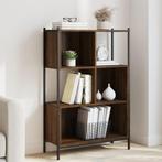 vidaXL Boekenkast 72x28x109 cm bewerkt hout bruin eikenkleur, Verzenden, Nieuw, Overige houtsoorten
