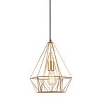 Smart industriële hanglamp goud incl. wifi ST64 - Carcass, Huis en Inrichting, Lampen | Hanglampen, Nieuw, Overige stijlen
