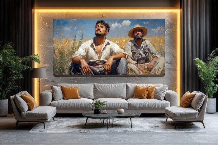 Iconica - Brothers in Sun · XXL, Antiek en Kunst, Kunst | Designobjecten