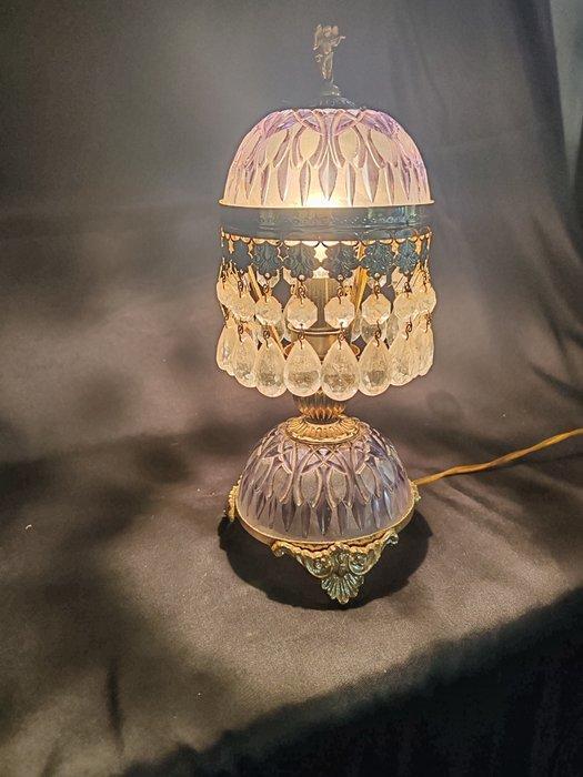 dlg Michelotti - Tafellamp - brons en glas, Antiek en Kunst, Curiosa en Brocante