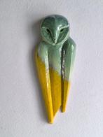 Federico Alibrio - Reliëf, Barn Owl - 30 cm - Majolica -, Antiek en Kunst