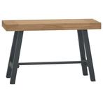 Teakhouten Bankje 80cm - Tweedekansje voor Binnen!, Minder dan 75 cm, Ophalen of Verzenden, Rechte bank, Vintage, rustiek
