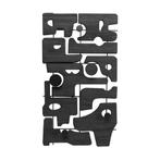 *WOONWINKEL* Kare Design Art Shapes Zwarte Kapstok Organisch, Huis en Inrichting, Verzenden, Nieuw