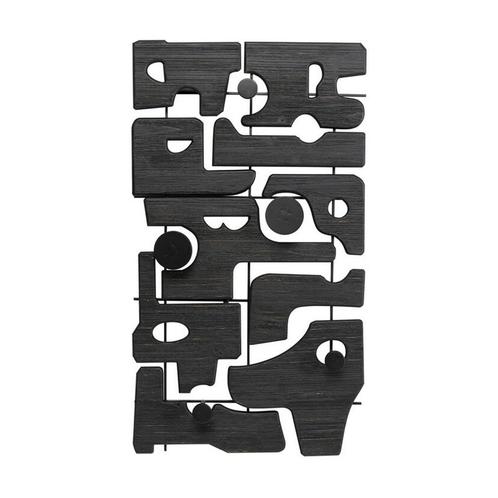 *WOONWINKEL* Kare Design Art Shapes Zwarte Kapstok Organisch, Huis en Inrichting, Woonaccessoires | Kapstokken, Nieuw, Verzenden