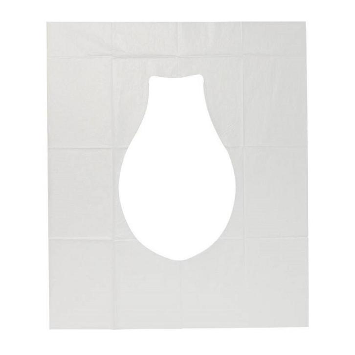 ProPlus Universele toiletbril bedekkers - wit - set van 6..., Caravans en Kamperen, Kampeeraccessoires, Nieuw, Ophalen of Verzenden