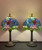 Tafellamp (2) - Glas-in-lood