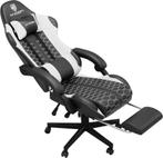 Gaming stoel - Gamestoel - Bureaustoel-Zwart/Wit, Huis en Inrichting, Bureaustoelen, Ophalen, Nieuw, Wit, Bureaustoel