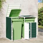 Containerberging voor 2 containers 144x81x113 cm staal groen, Huis en Inrichting, Overige Huis en Inrichting, Verzenden, Nieuw