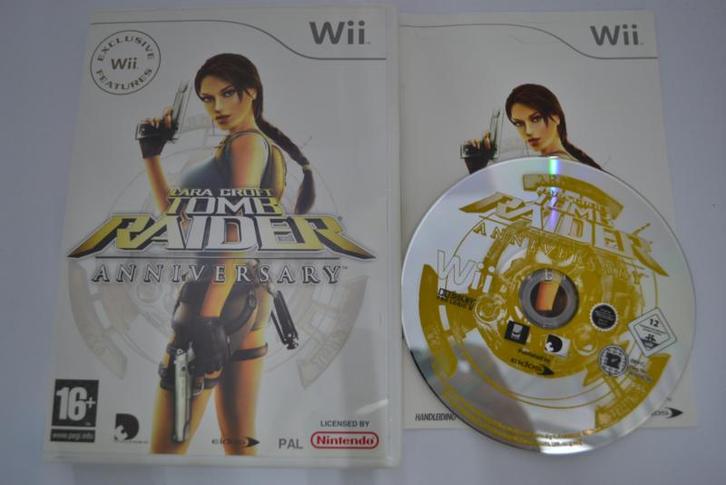 Lara Croft Tomb Raider Anniversary (Wii HOL), Spelcomputers en Games, Games | Nintendo Wii, Zo goed als nieuw, Verzenden
