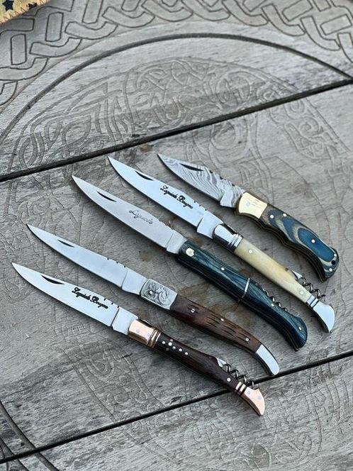 Keukenmes - Kitchen knife set - Met de hand vervaardigde, Antiek en Kunst, Antiek | Keukenbenodigdheden