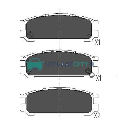 *Tip*  Remblokken SUBARU, Auto-onderdelen, Uitlaatsystemen, Nieuw, Subaru, Ophalen of Verzenden