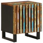 vidaXL Nachtkastje 40x34x46 cm massief gerecycled hout, Huis en Inrichting, Verzenden, Nieuw, Hout