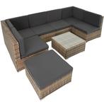 Wicker zitgroep Venetië - natuur, Tuin en Terras, Tuinsets en Loungesets, Verzenden, Nieuw