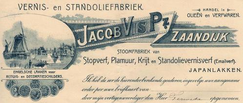Verffabrieken en Schildersbedrijven: oude briefhoofden, Postzegels en Munten, Aandelen en Waardepapieren, Overige typen, Voor 1920