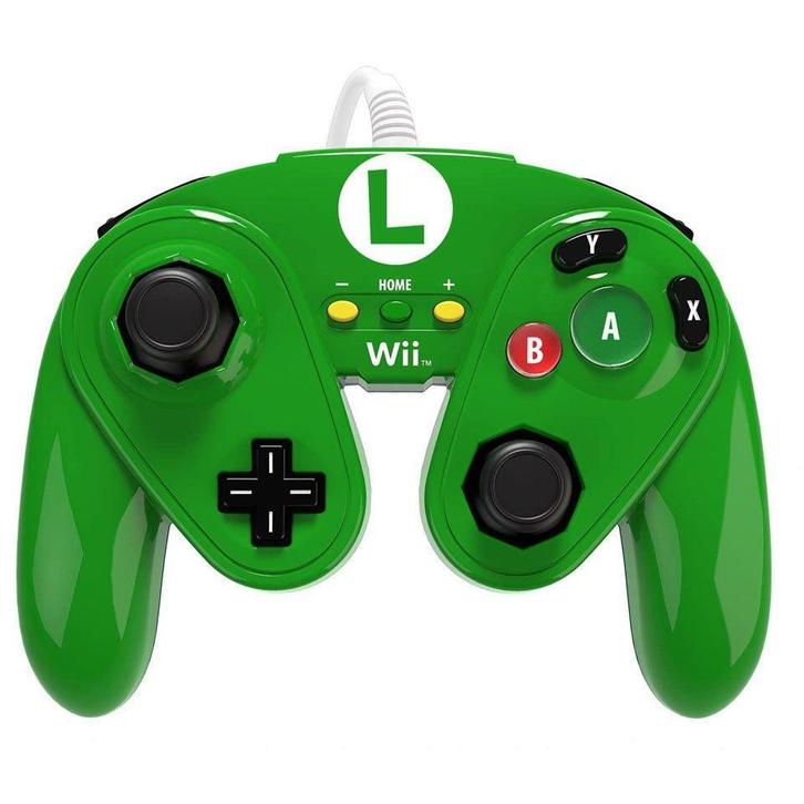 PDP Fight Pad Bedraad voor Wii U - Luigi (Nieuw), Spelcomputers en Games, Spelcomputers | Nintendo Consoles | Accessoires, Nieuw