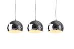 Moderne drievoudige hanglamp CHROMAGON chromen bollamp -, Huis en Inrichting, Lampen | Hanglampen, Nieuw, Ophalen of Verzenden