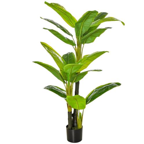 TRUUSK Kunstmatige Bananenboom Decoratieve Kunstplant 150 Cm, Huis en Inrichting, Woonaccessoires | Kunstplanten en Kunstbloemen