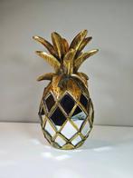 Decoratief ornament - Gouden Ananas-Spiegel - 25 cm, Nieuw