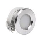 Mini Inbouwspot 230V - 1,5W - Dimbaar - RVS - Zonder trafo, Verzenden, Nieuw