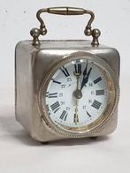 Wekker, Rijtuigklok - Japy Frères & Cie - Metaal - 1910-1920, Antiek en Kunst, Antiek | Klokken